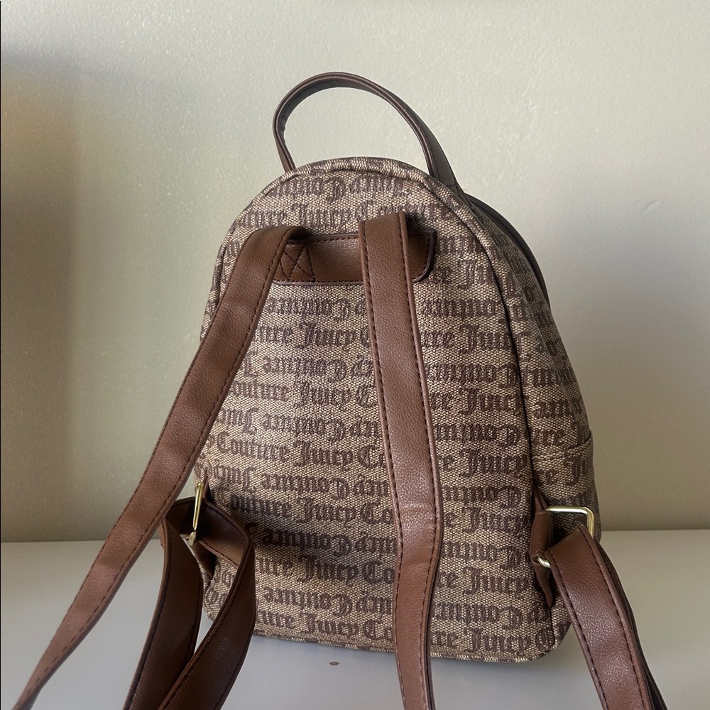 Juicy Couture Brown Monogram Backpack - image 3